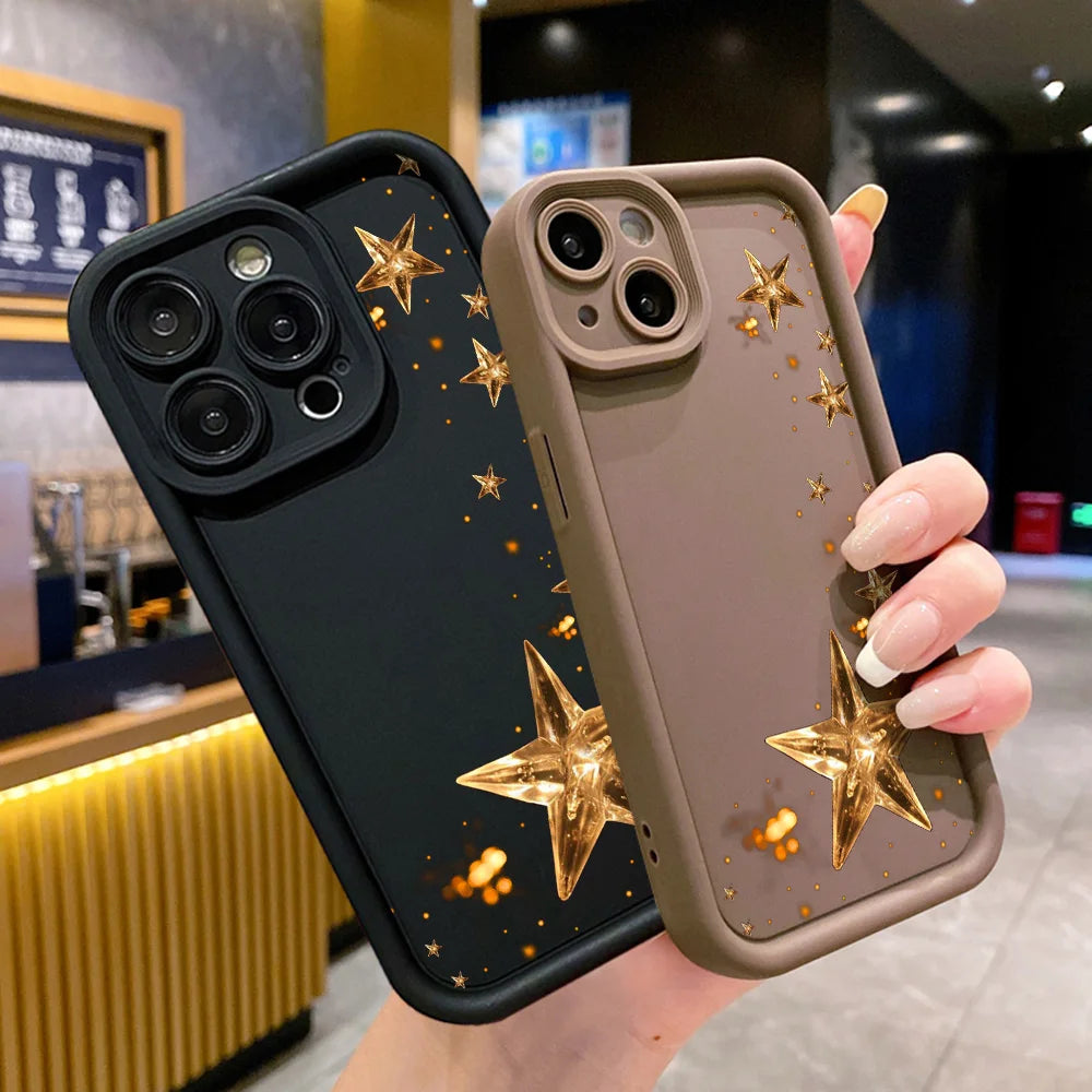 Cute Stars Silicone Phone Case