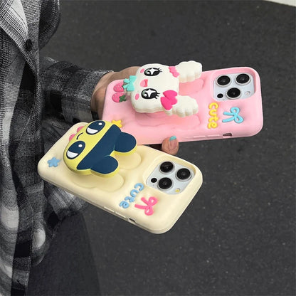 Cute Cartoon Rabbit Siilicone Phone Case