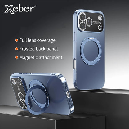 360° Rotating Magnetic Ring Stand Case For Magsafe For iPhone
