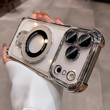 Magnetic Stand Phone Case For iPhone