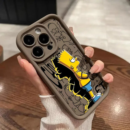 Disney Bart Simpsons Cartoon Phone Case For iPhone