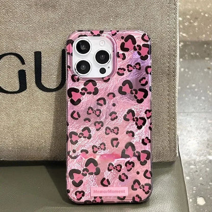 Hello Kitty Mirror Bow Strap Phone Case For iPhone