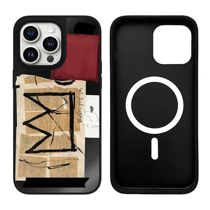 MagSafe Mirror Surface Crown Phone Case
