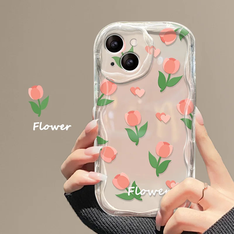 Flowet Cartoon Soft TPU Cover Funda Coque Case For IPhone Case