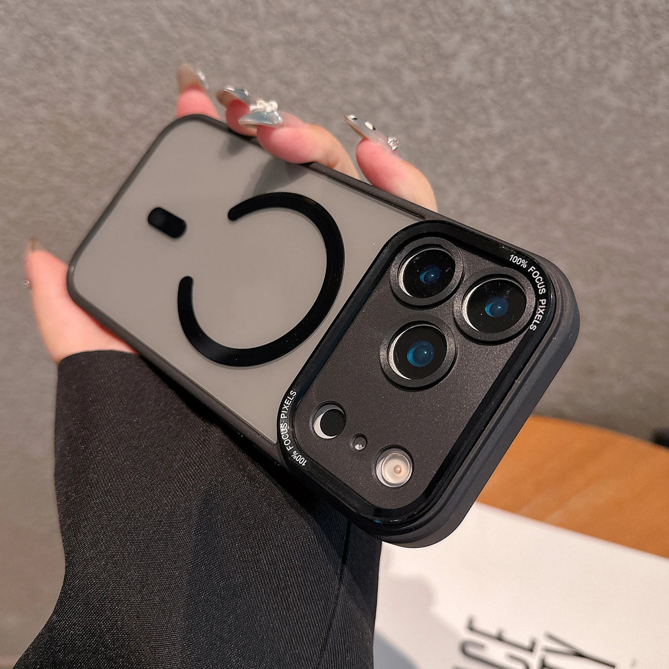 Clear Magnetic Phone Case For iPhone