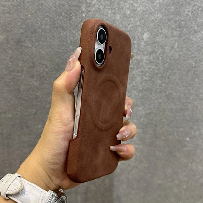 Luxury Cortex Magsafe Wireless Charge Phone Case
