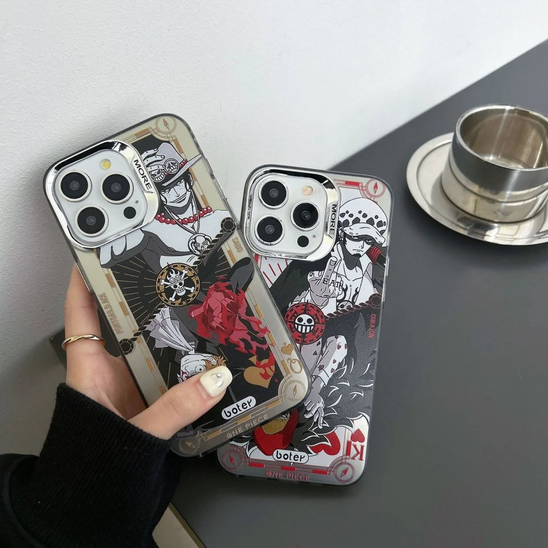 Anime One Piece Ace Sabo Law Sanji Phone Case  For iPhone