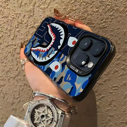 Fashion Now Bathing Ape Bapes Frosted Case  For iPhone