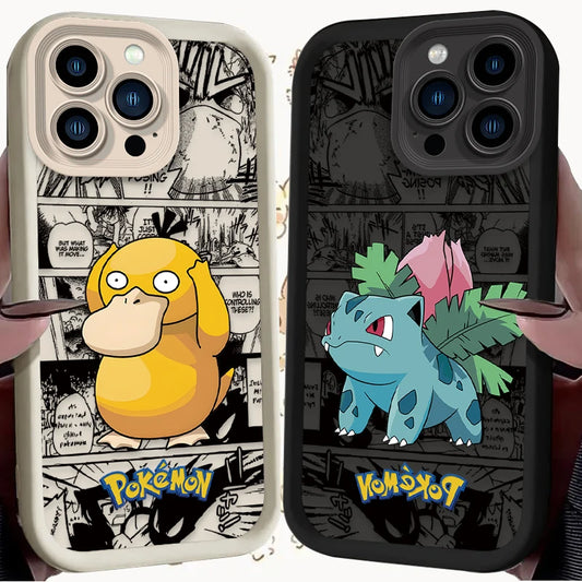 Cartoon Pokemon Phone Case For iPhone
