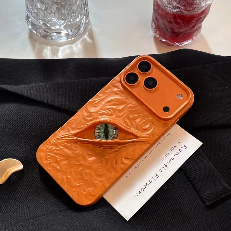 Luxury Eye Of Cthulhu Eyeball Phone Case For iPhone
