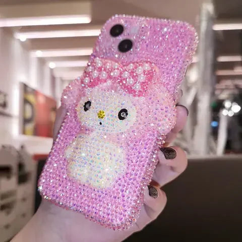 Sanrio iPhone Rhinestones Mobile Phone Case My Melody Kawaii For iPhone
