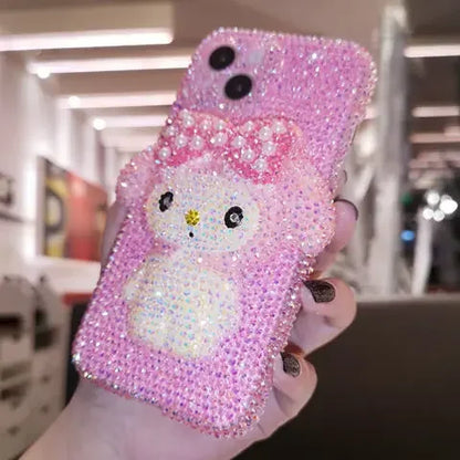Sanrio iPhone Rhinestones Mobile Phone Case My Melody Kawaii For iPhone