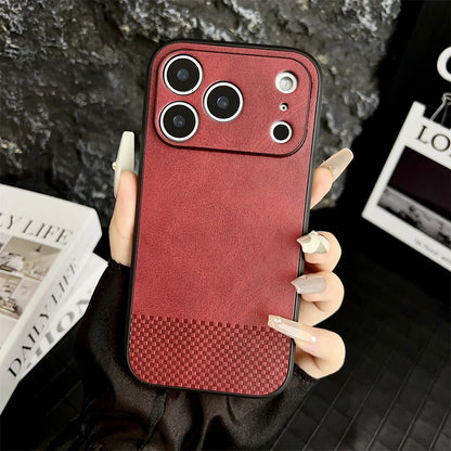 Luxury Soft Leather Case For iPhone