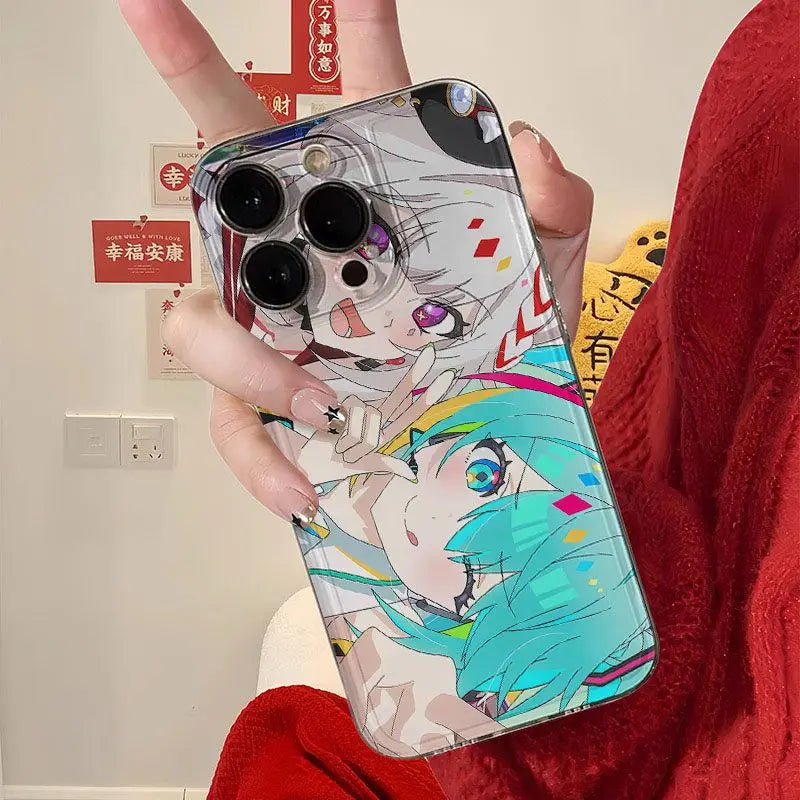 Creative Anime Character Hatsune Miku TPU Mobile Phone Case Suitable For iPhone