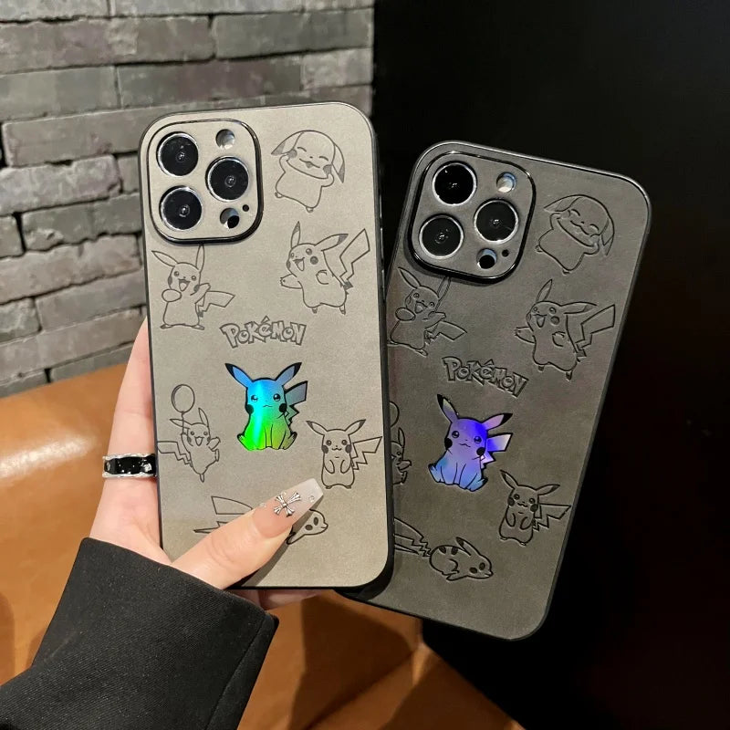Japan Anime Pokemon Pikachus Phone Cover For iPhone