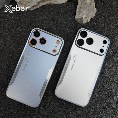Shockproof Alloy Matte Metal Phone Case For iPhone
