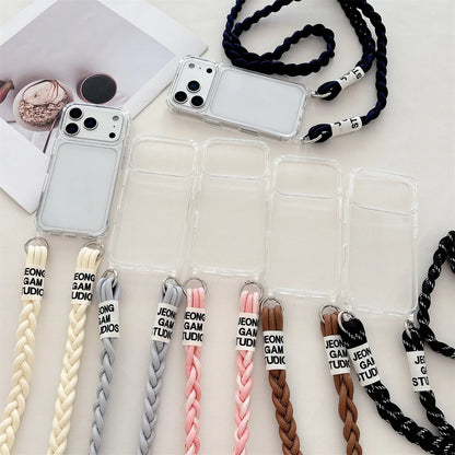 Crossbody Transparent  Phone Case For iPhone