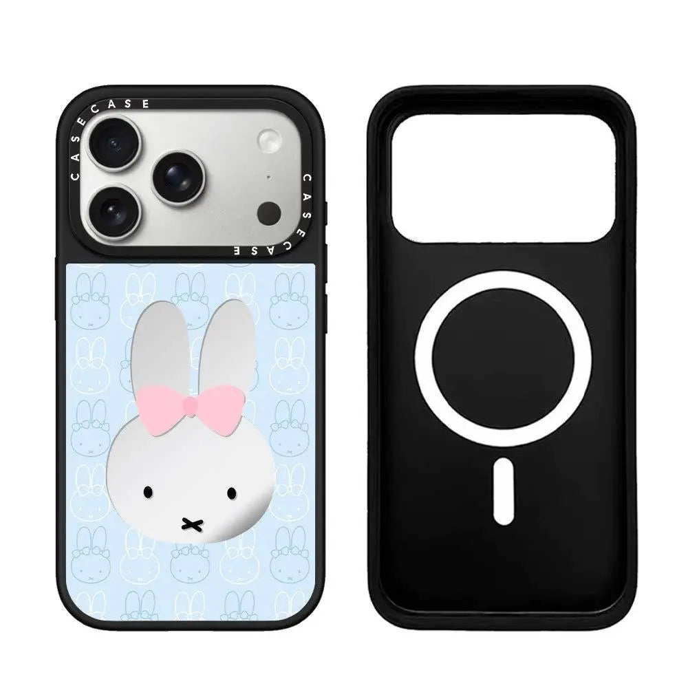 Kawaii Miffy Magnetic Phone Case Cute Cartoon Miffy