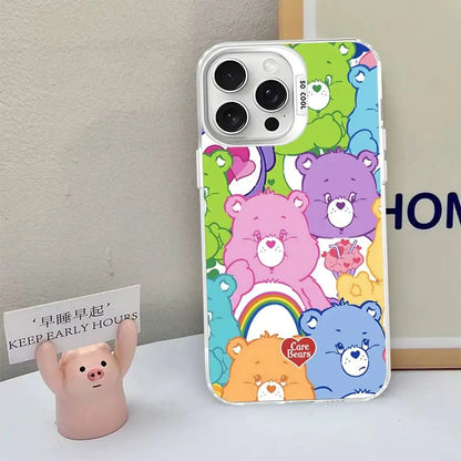 Cartoon Cute Care Bears Phone Case For iPhone