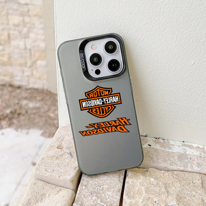 Motorcycles Phone Case Candy Matte Shockproof Harleys Davidsons Cover For iPhone