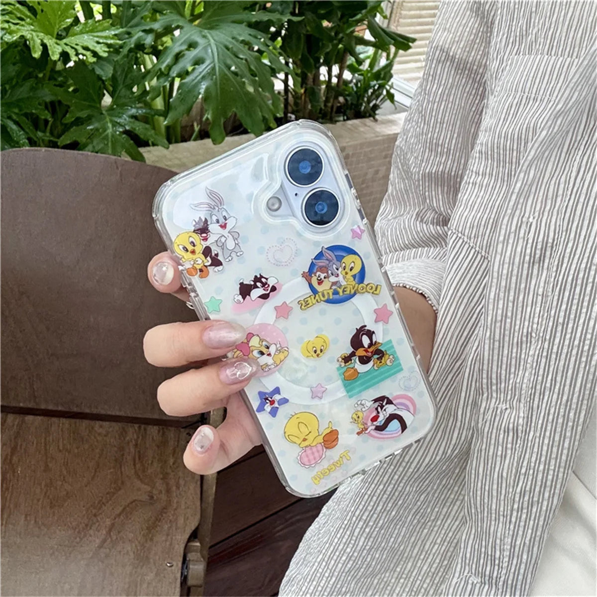 Funny Cute Duck Little Bird Magnetic Phone Case For iPhone
