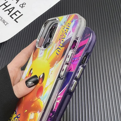 HD Pikachu Gengar Pokemons Phone Case For iPhone