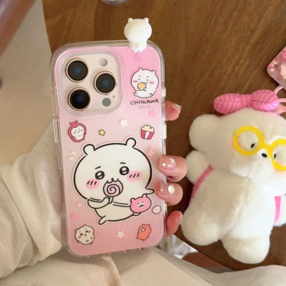 Anime Chiikawa Hachiware Usagi 3D Doll For iPhone