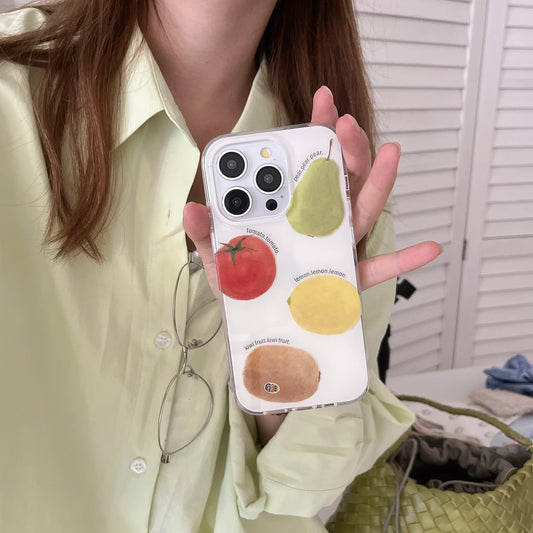 Summer Fruit Lemon Kiwi Pear Tomato Bracelet Phone Case