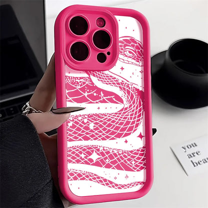 Snake Silicone Soft Shockproof Bumper Cover Phone Case