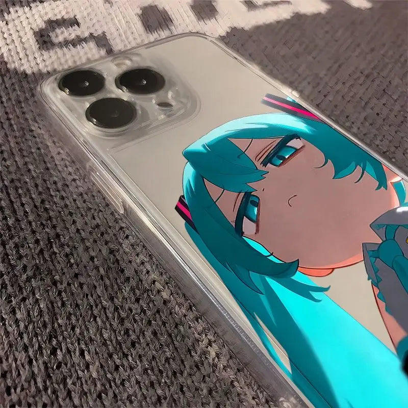 Anime Hatsune Miku Tpu Mobile Phone Case Suitable For Apple