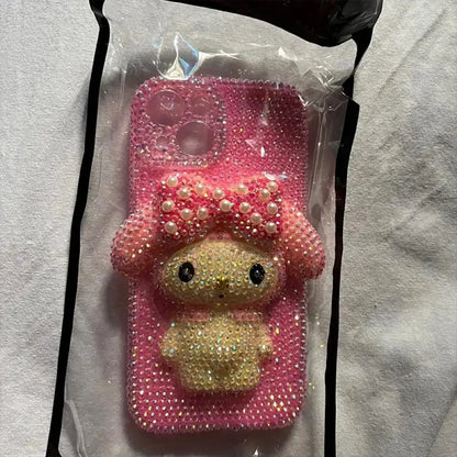 Sanrio iPhone Rhinestones Mobile Phone Case My Melody Kawaii For iPhone