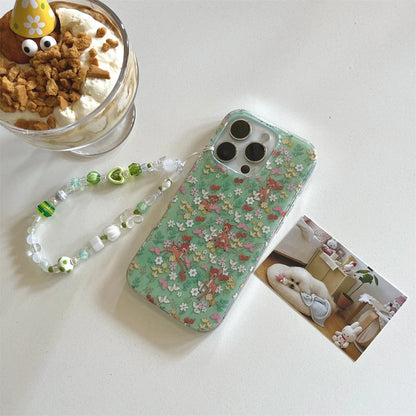Vintage Oil Painting Animal Picnic Garden Electroplated Chic Phone Case