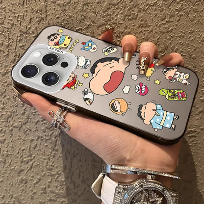 Lovely Crayon Shin-chans Frosted Case For iPhone
