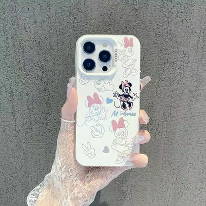 Mickey Minnie Love Cartoon Phone Case For iPhone