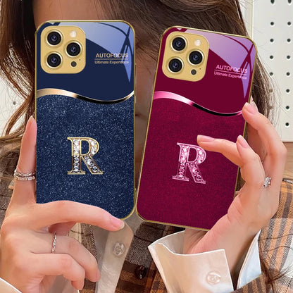 Golden Edged Letter R  For iPhone