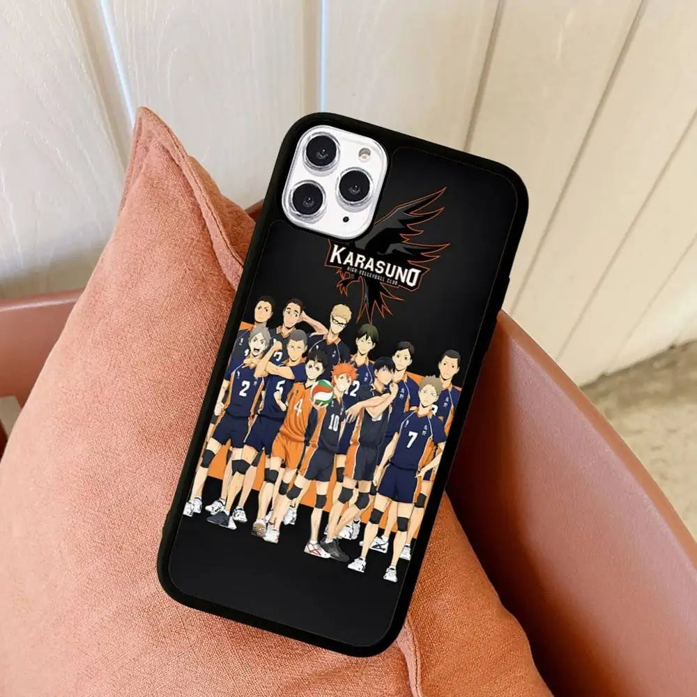 Haikyuu Karasuno Volleyball Anime Phone Case For iPhone