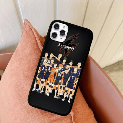 Haikyuu Karasuno Volleyball Anime Phone Case For iPhone