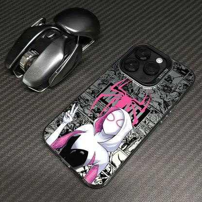 Spider Gwen Spiderman Miles Morales Marvel Phone Case For iPhone