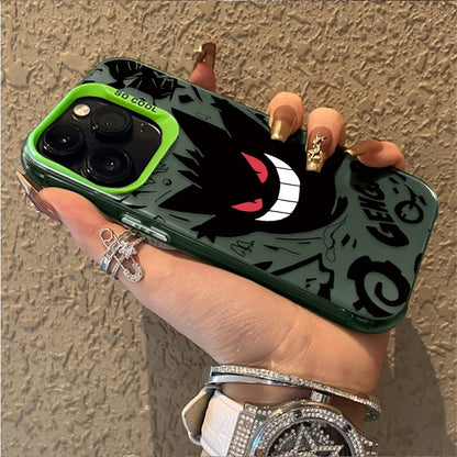 Cartoon Pokemon Gengar Plating Phone Case For iPhone