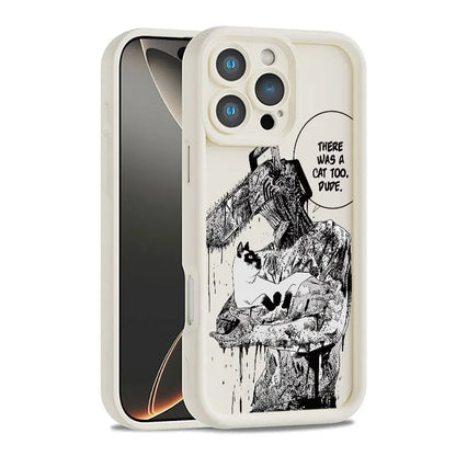 Anime Chainsaw Man Shockproof Phone Case For iPhone