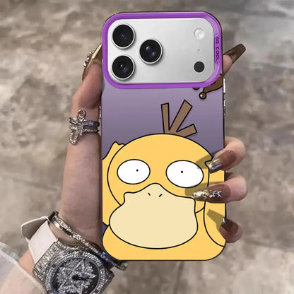 Cute Psyduck Dull Phone Case For iPhone