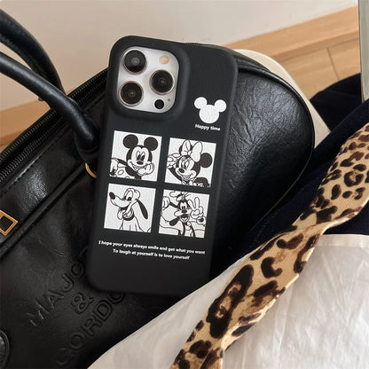 Cartoon Interesting Cute Disney Minnie Mickey Mouse  Soft Phone Case
