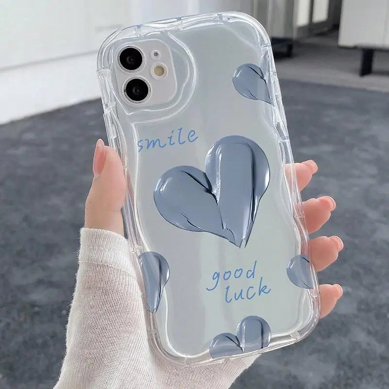 16Pro Love Heart Phone Case For IPhone