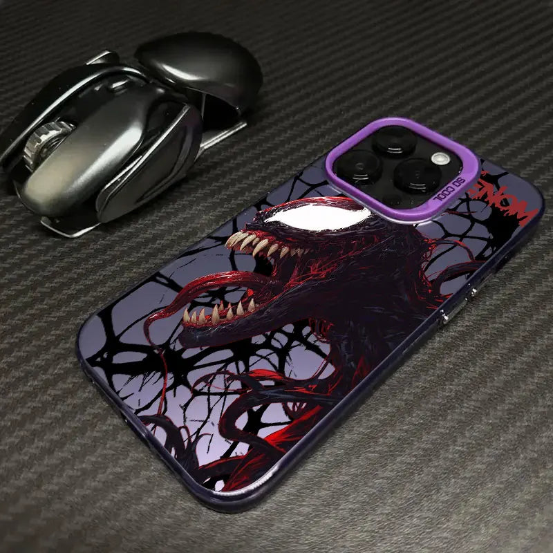 Terrifying Marvel Venom Phone Case For iPhone