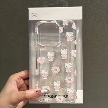 Hello Kitty Pink Love 3D Bow Phone Case For iPhone