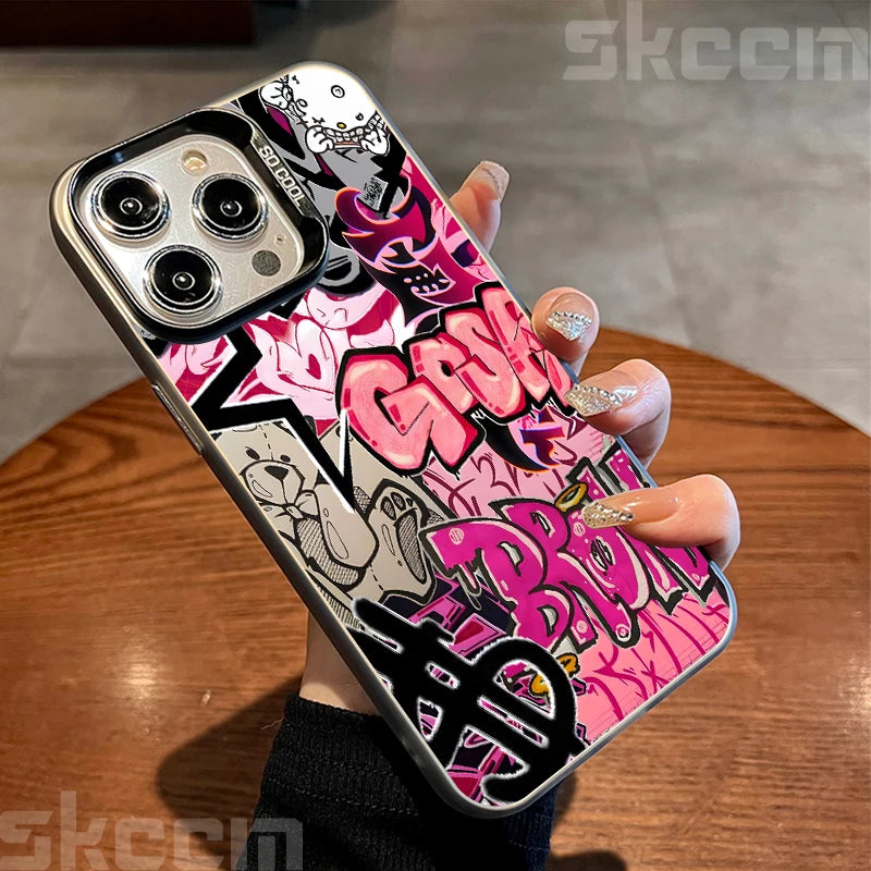 Street Classic Graffiti Print Phone Case For iPhone