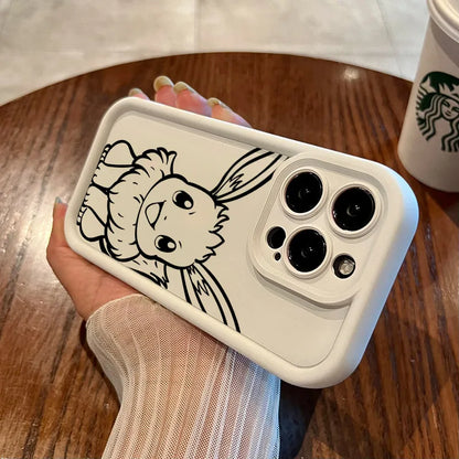 Pokemons Line Cartoon Soft Silicone Case For iPhone