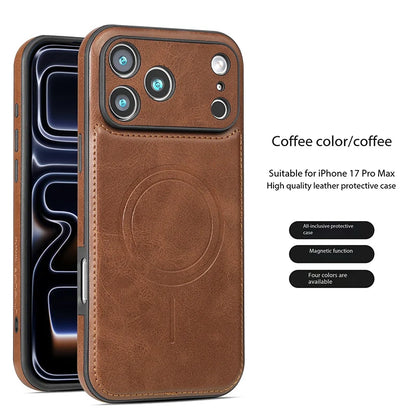 For Magsafe Magnetic Leather Phone Case For iPhone