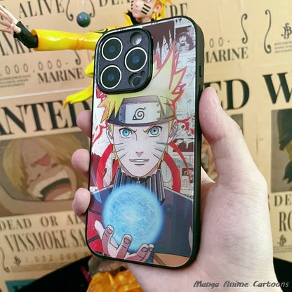 3D Grating Naruto Rasengan Phone Case For iPhone