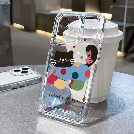 Colorful Cute Cat Phone Case